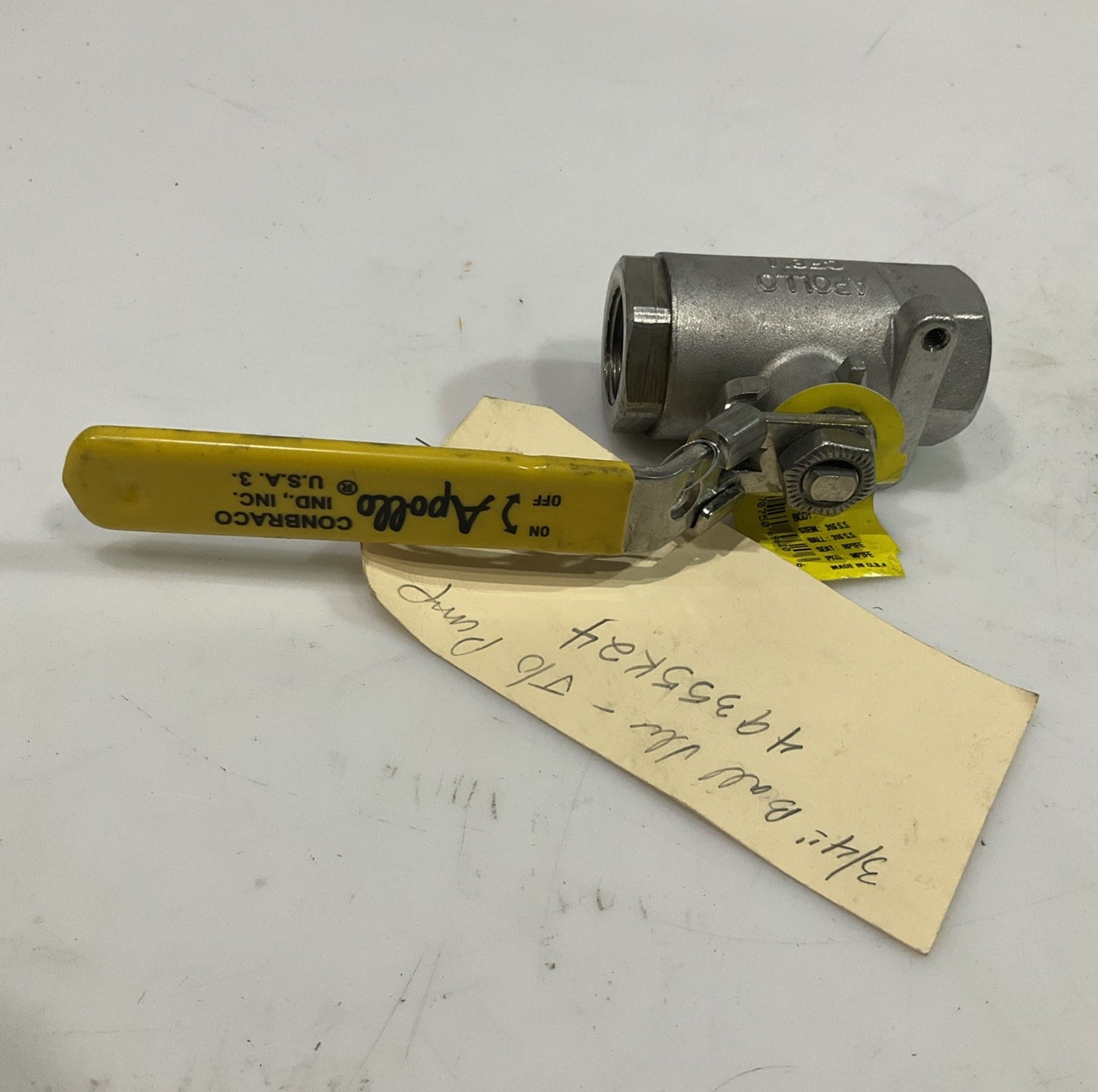 APPOLLO  76-104-27   BALL  VALVE   3/4 SS-JOP   T2M