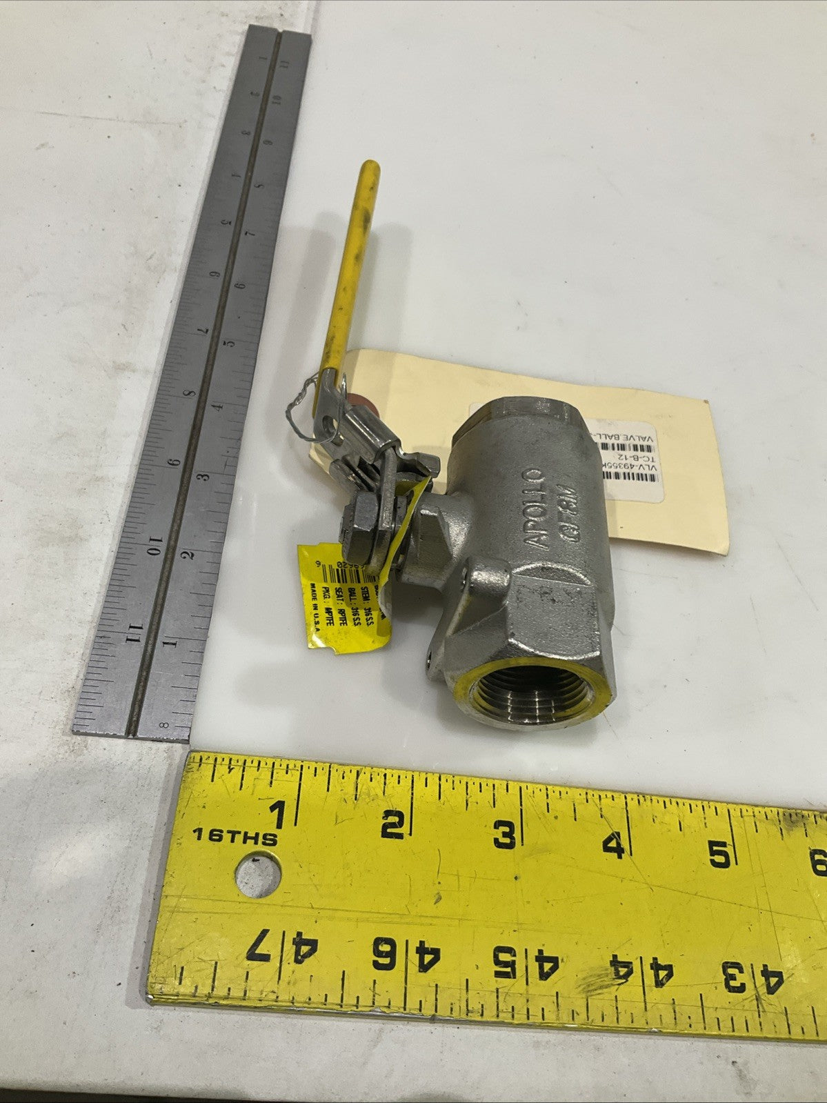 APPOLLO  76-104-27   BALL  VALVE   3/4 SS-JOP   T2M