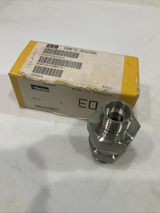 PARKER  VLV-RHD16SOMD71  STAINLESS STEEL  ONE-WAY VALVE CHECK  T2M