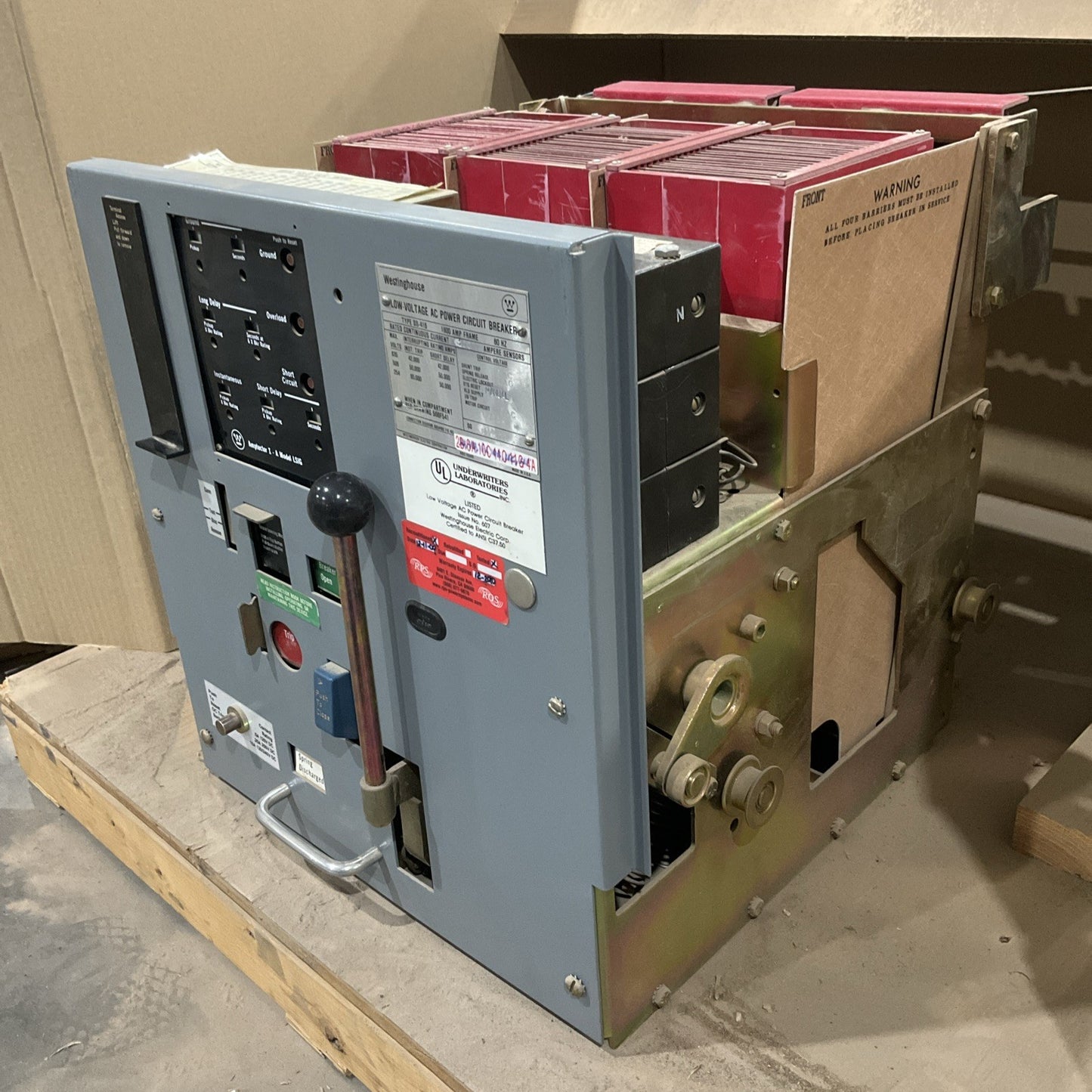 WESTINGHOUSE BRE DS-416 LOW VOLTAGE AC POWER CIRCUIT BREAKER 300A T2M