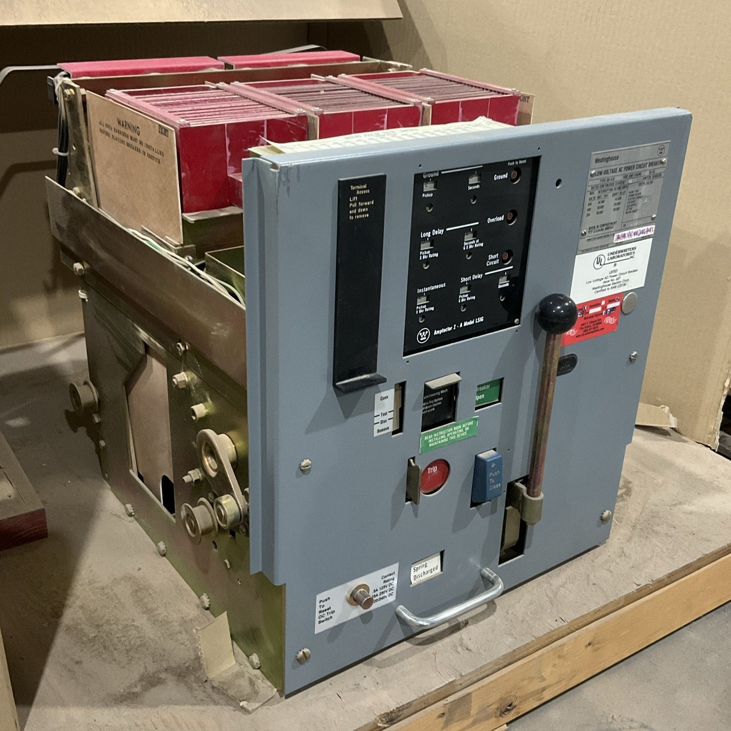 WESTINGHOUSE BRE DS-416 LOW VOLTAGE AC POWER CIRCUIT BREAKER 300A T2M