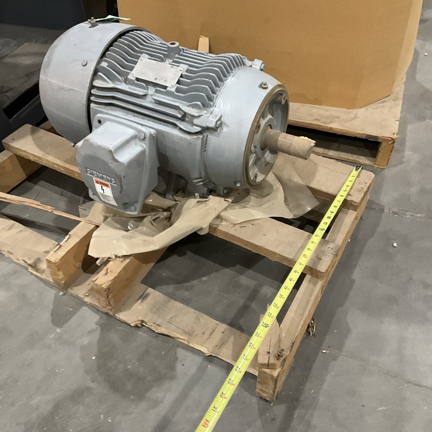 SIEMENS HIGH EFFICIENCY MOTOR TYPE SD10 3PH 20HP 1755 RPM T2M
