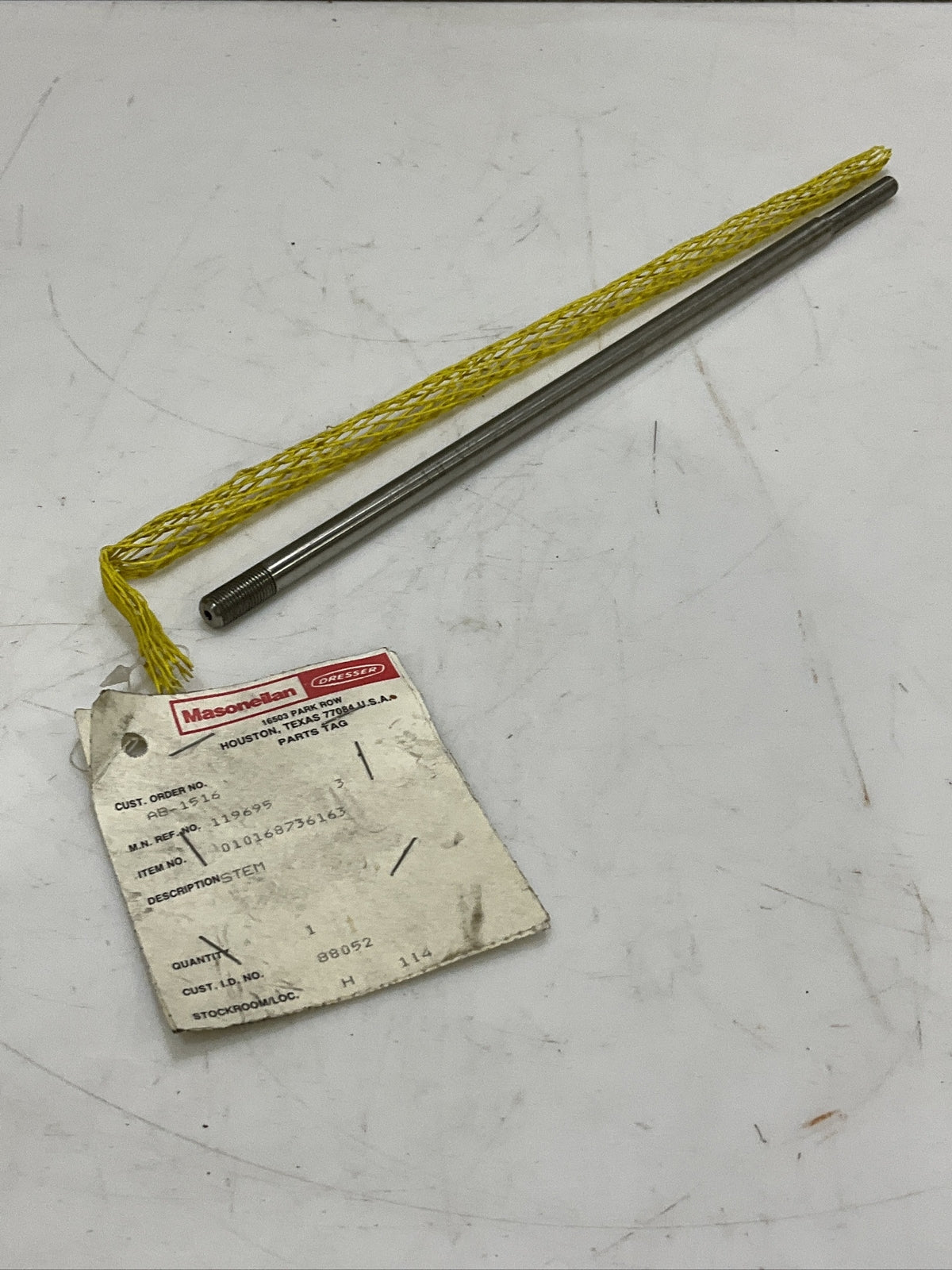 MASONEILAN DRESSER 010168736163 STEM 373