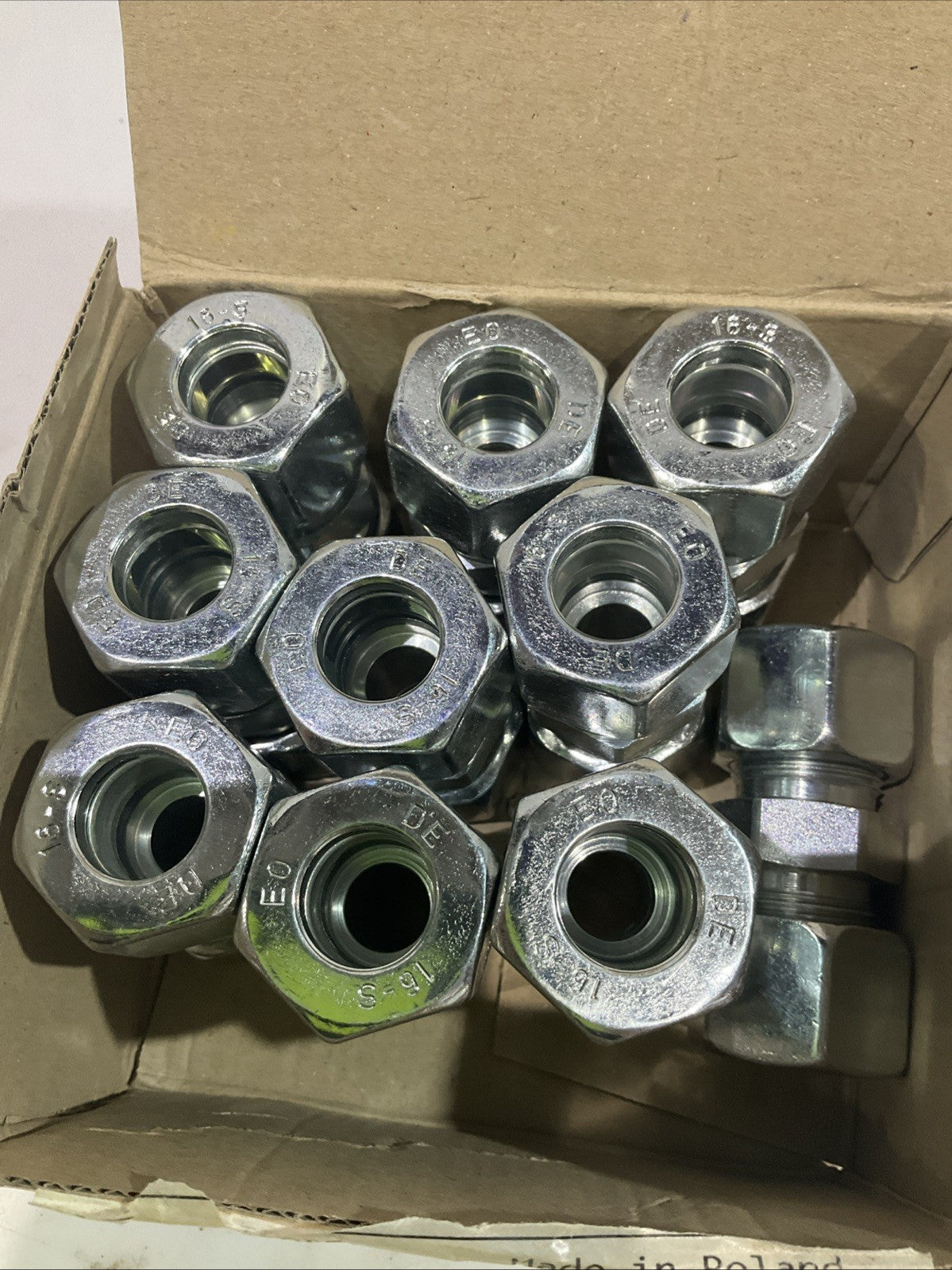 PARKER  G16SCF  HIGH PRESSURE HYDRAULIC TUBE LOT OF 10 T2M