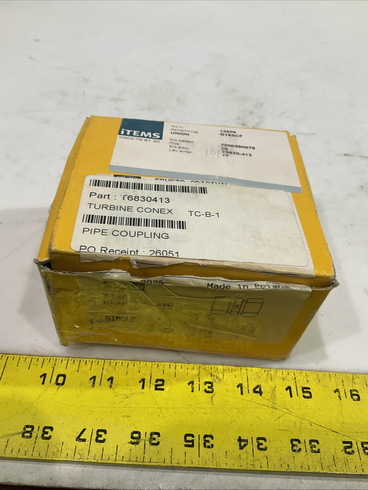 PARKER  G16SCF  HIGH PRESSURE HYDRAULIC TUBE LOT OF 10 T2M