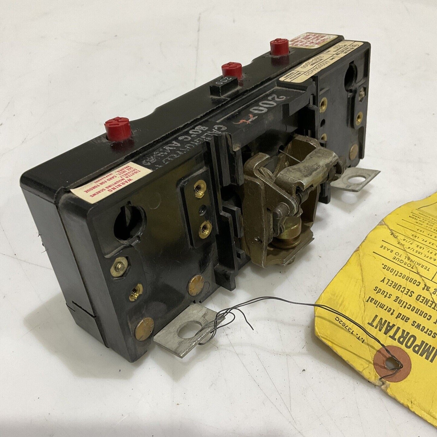 WESTINGHOUSE 455D564G27 AB TRIP UNIT 200 AMP 2000-1000 TRIP AMPS 373