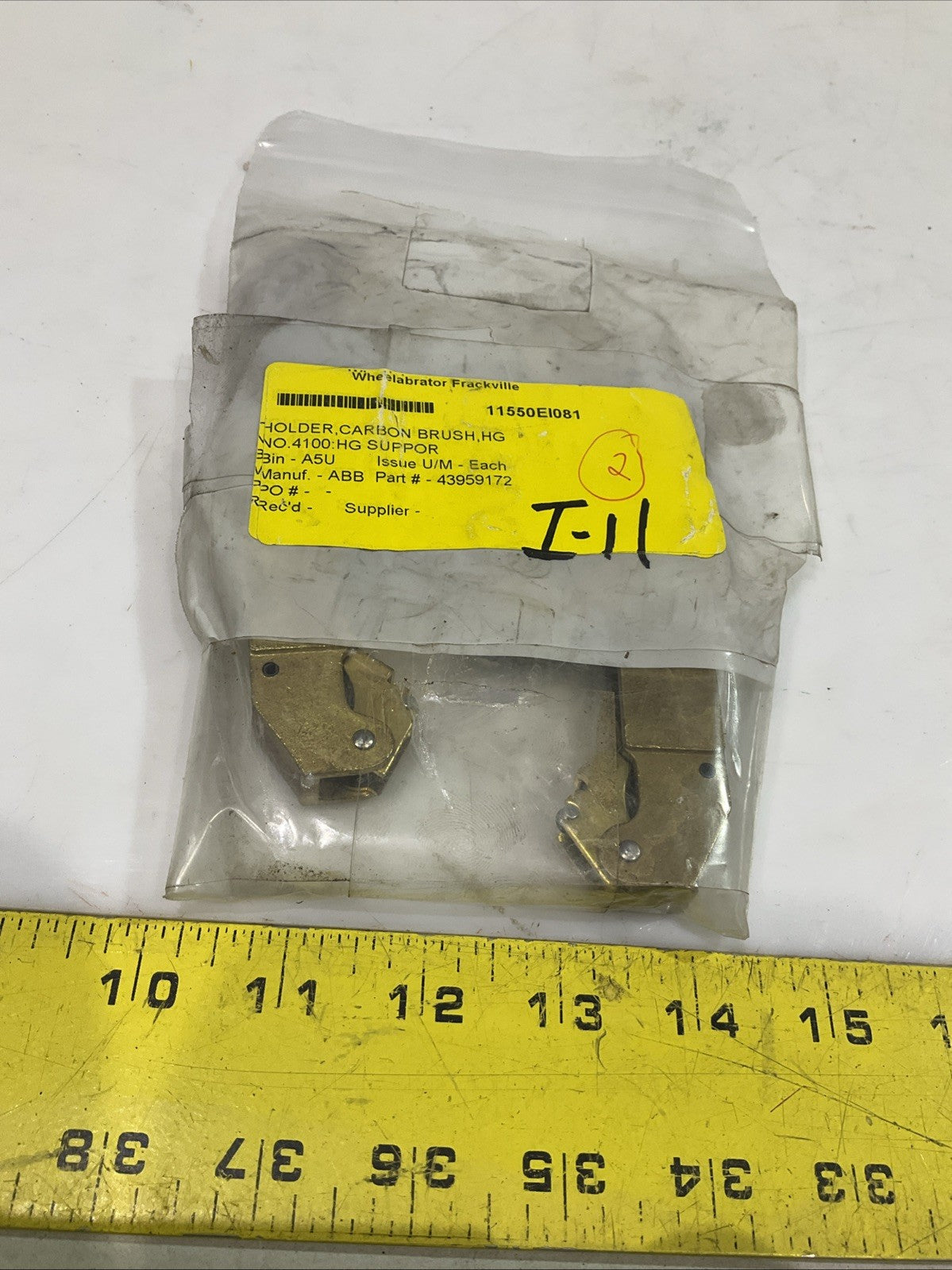 ASEA - ABB  4395917-2  DUAL  DOUBLE BRUSH HOLDER LOT OF 2  T2M