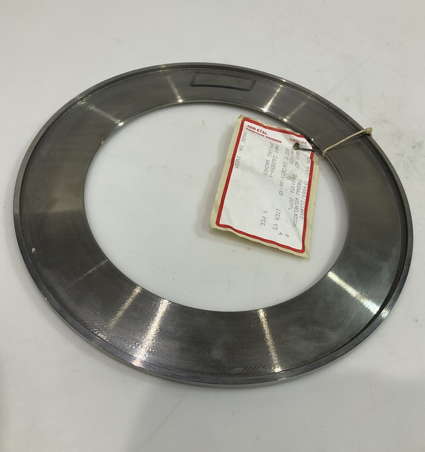 ABB   262850-1  SPRING  WASHER  GOV VALVE  T2M