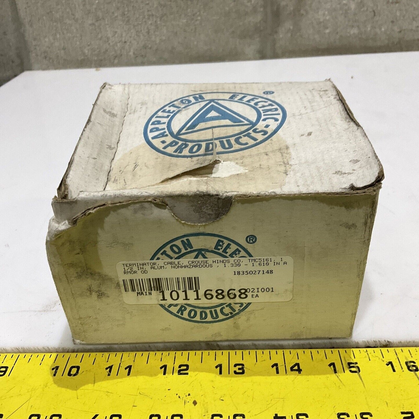 APPLETON TMC166150 ALUMINIUM MC CABLE CONNECTOR 678