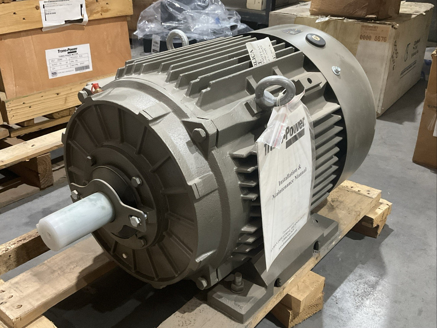 TRANS POWER TPE25R36CIC284TS MOTOR 3PH 25 HP 60 HZ 3545 RPM T2M