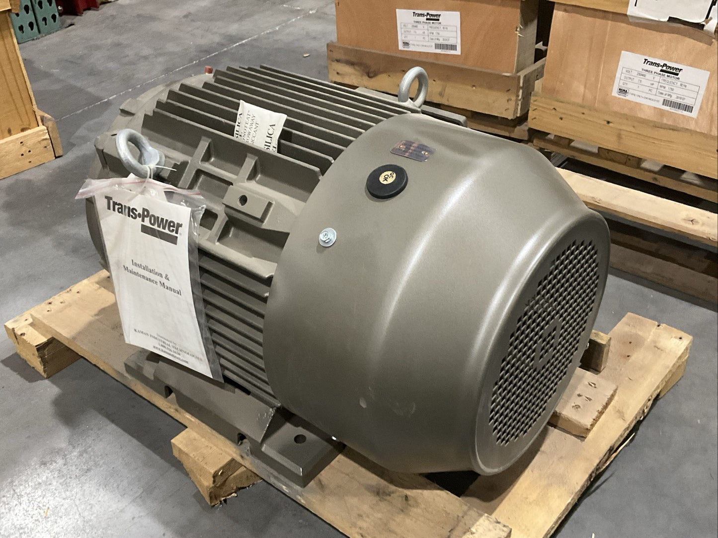 TRANS POWER TPE25R36CIC284TS MOTOR 3PH 25 HP 60 HZ 3545 RPM T2M