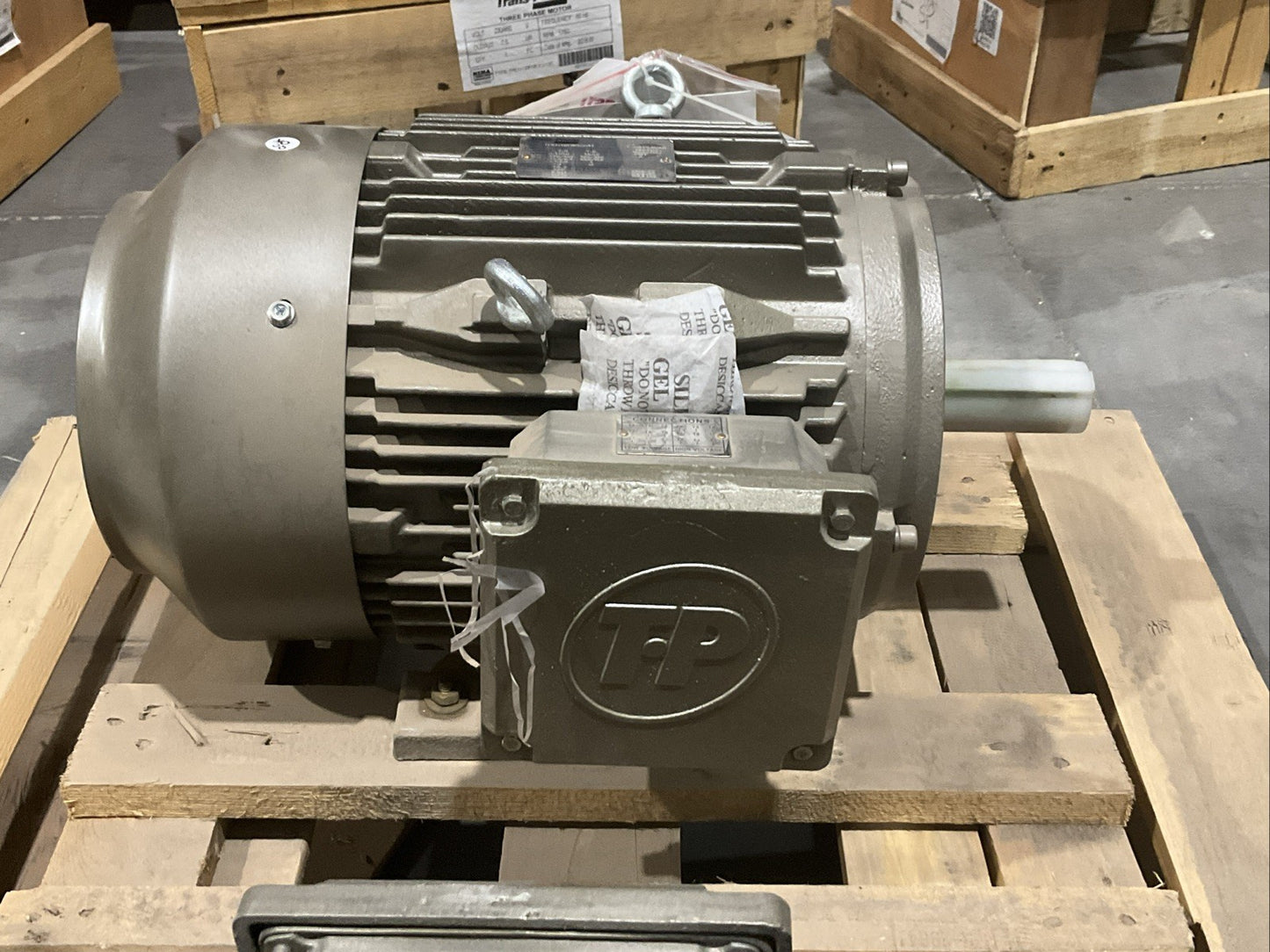 TRANS POWER TPE7+12R18CIC213 T 3 PHASE MOTOR 1750 RPM 7.5 HZ 230/460V T2M