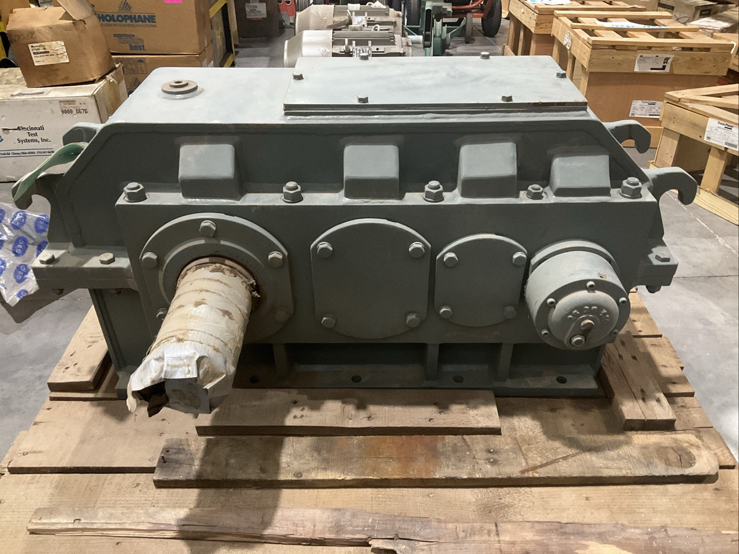 D.D. JAMES CHG-H-223-BM-RL GEARBOX MOTOR H223-CT 1750RPM 60HP RATIO 44.33:1 T2M