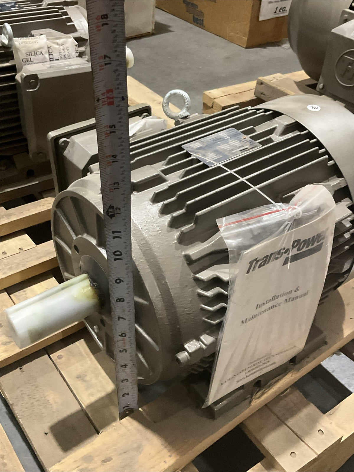 TRANS POWER TPE7+12R18CIC213 T 3 PHASE MOTOR 1750 RPM 7.5 HZ 230/460V T2M