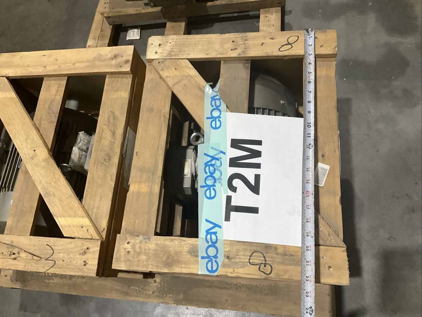 TRANS POWER TPE7+12R18CIC213 T 3 PHASE MOTOR 1750 RPM 7.5 HZ 230/460V T2M