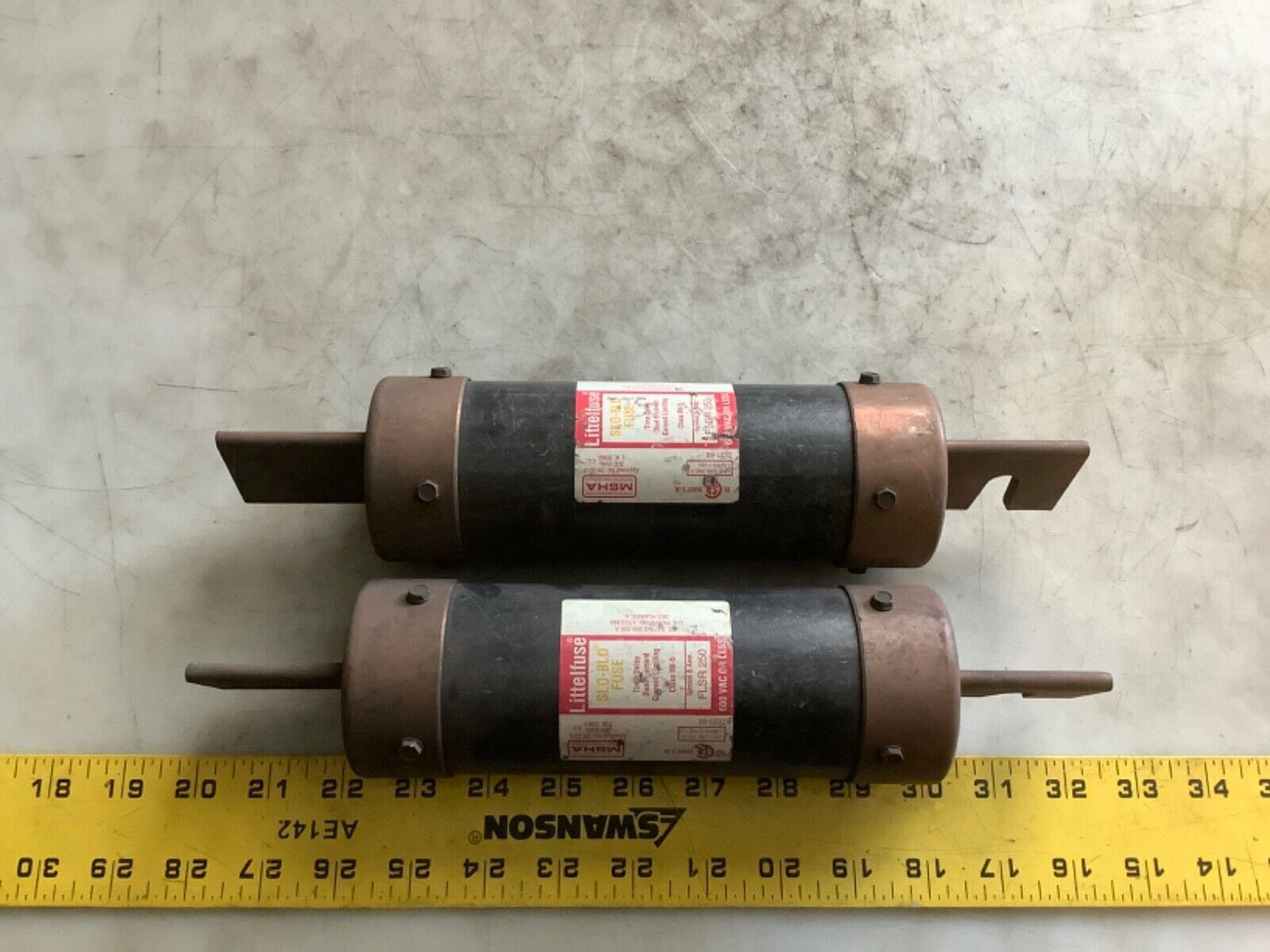 LITTELFUSE FLSR250 FUSE 600VAC 444 - LOT OF 2