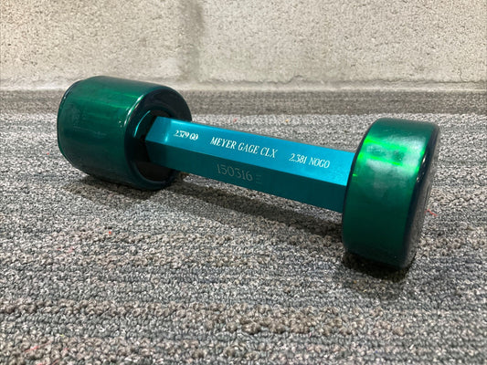 MEYER GAGE 150316 GO 2.379 NOGO 2.381 PLUG GAGE SET 333