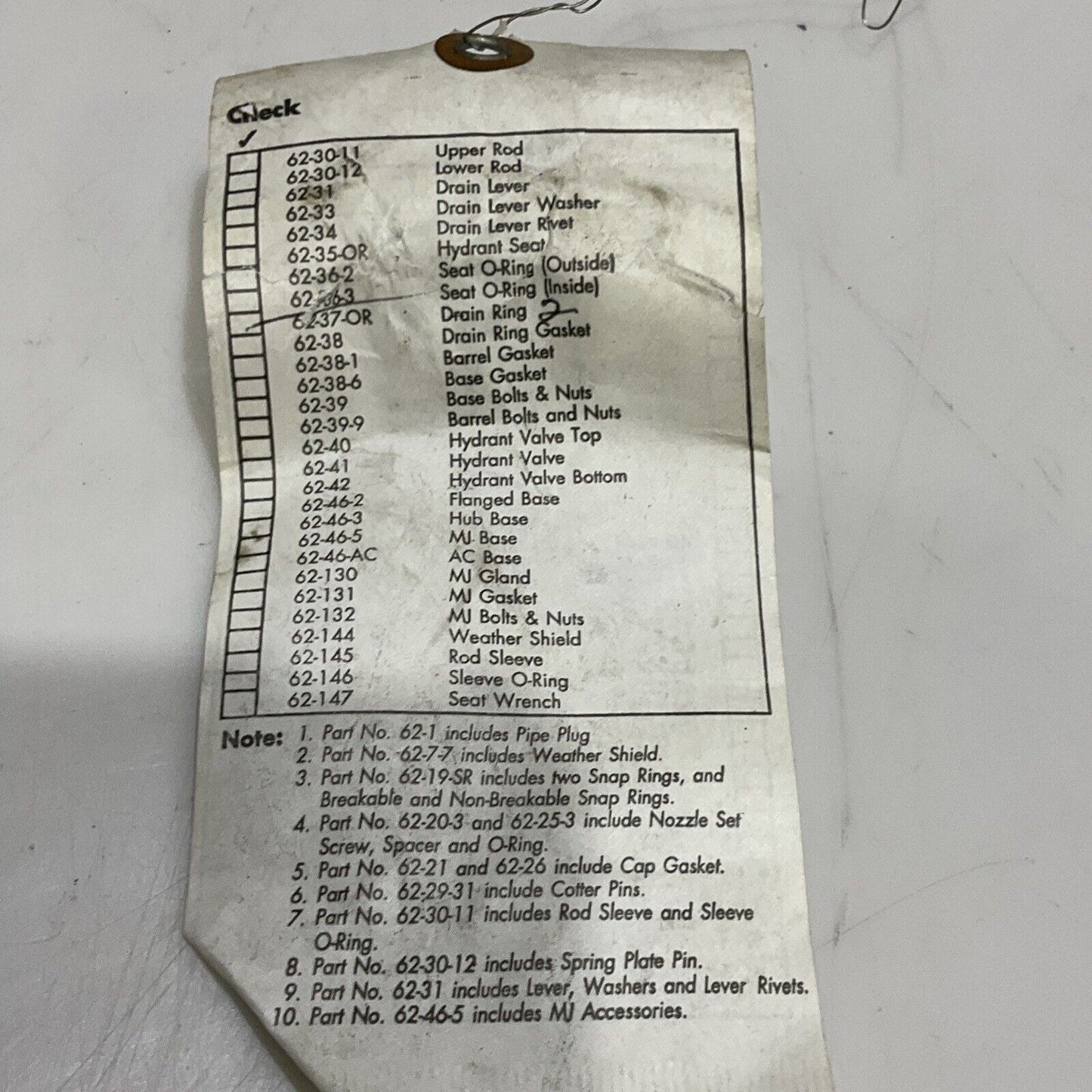 AMERICAN DARLING 62-37-OR DRAIN RING 678