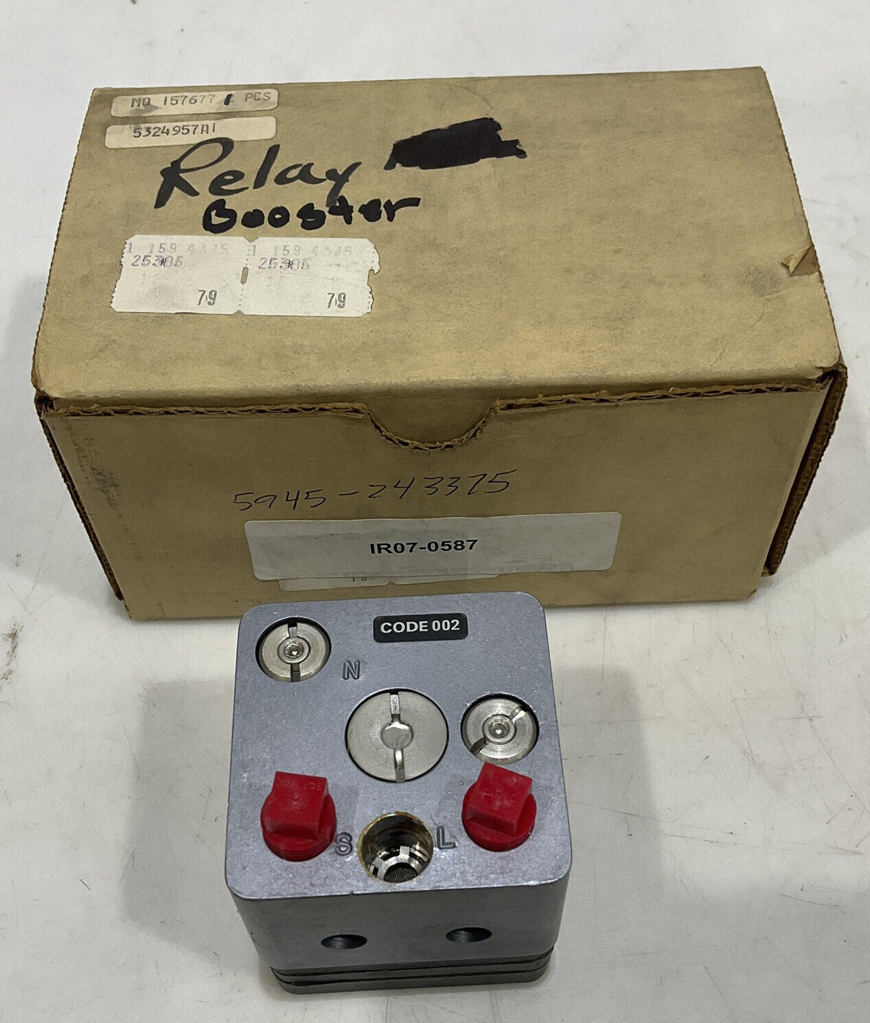 BOOSTER RELAY 157677 5324957A1 BAILEY CONTROLS COMPANY, 258178A1 373