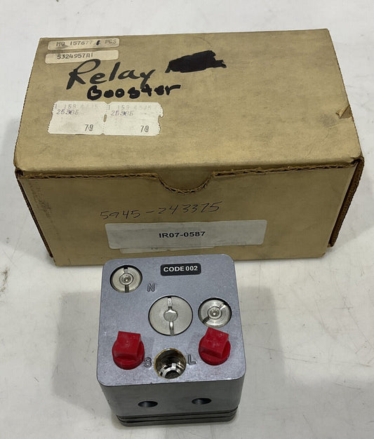 BOOSTER RELAY 157677 5324957A1 BAILEY CONTROLS COMPANY, 258178A1 373
