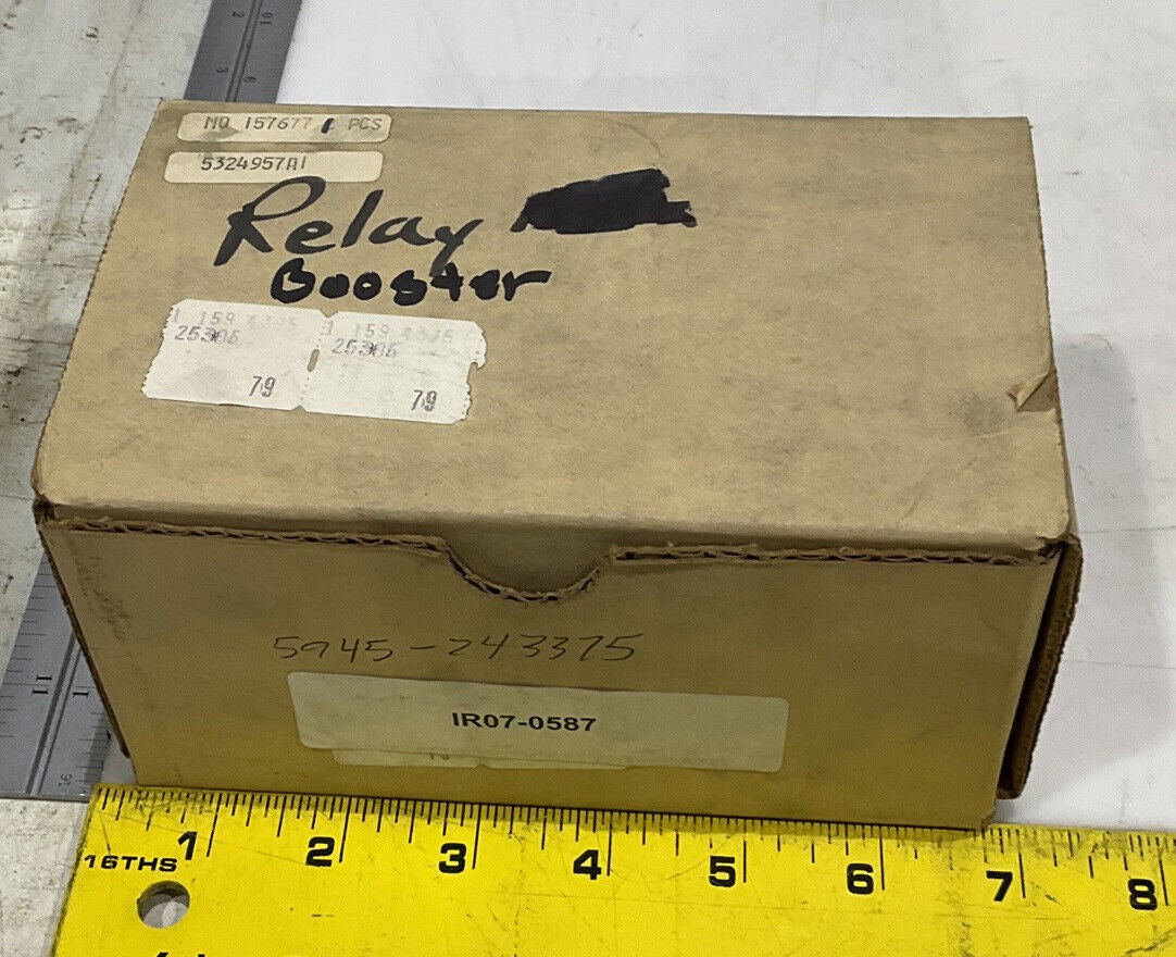 BOOSTER RELAY 157677 5324957A1 BAILEY CONTROLS COMPANY, 258178A1 373