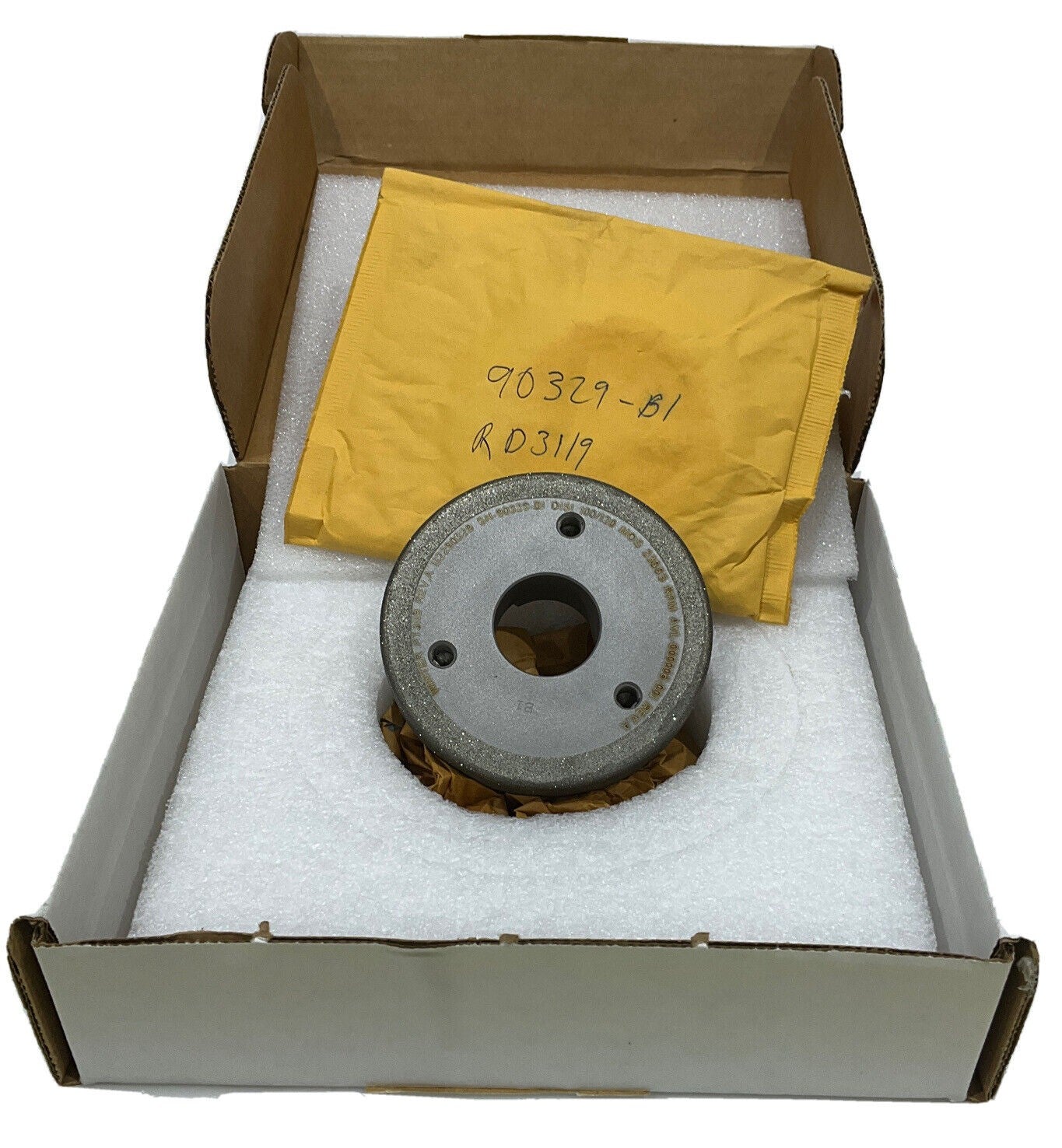 NORTON RD3119 4" DIAMETER 100/120 GRIT DIAMOND GRINDING WHEEL REPLATED