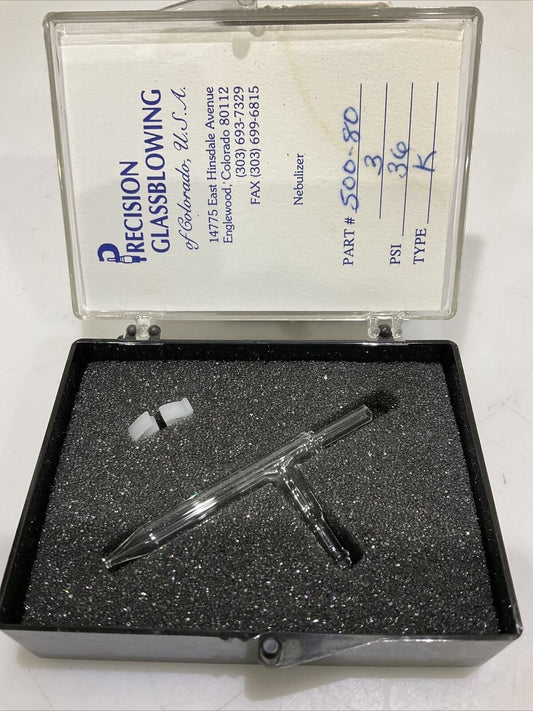 PRECISION GLASSBLOWING 500-80 3 CONCENTRIC 36 PSI TYPE K CDM