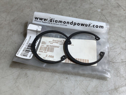 DIAMOND POWER 9079200062 RETAINER RING 678 - QTY 2
