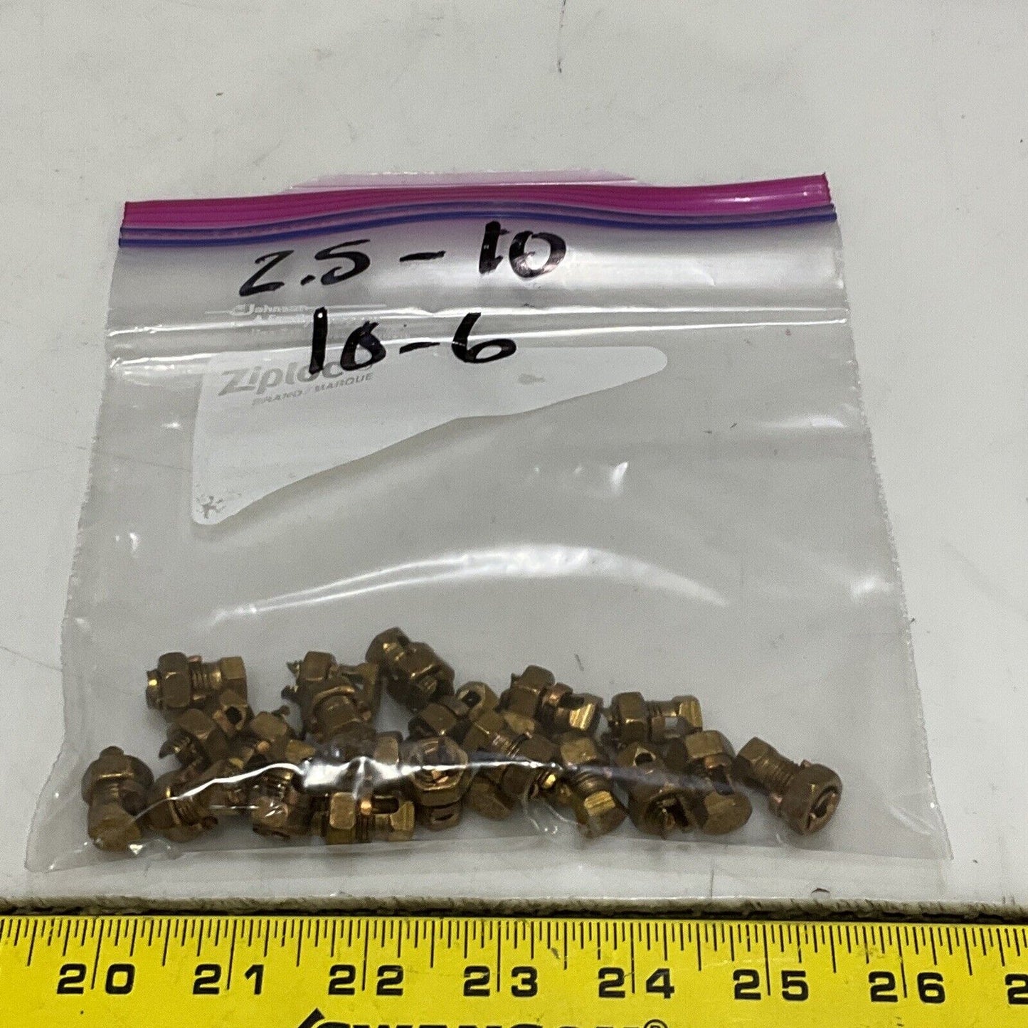 THOMAS & BETTS 2.5-10 10-6 SPLIT BOLT CABLE CONNECTOR LOT OF 21 373