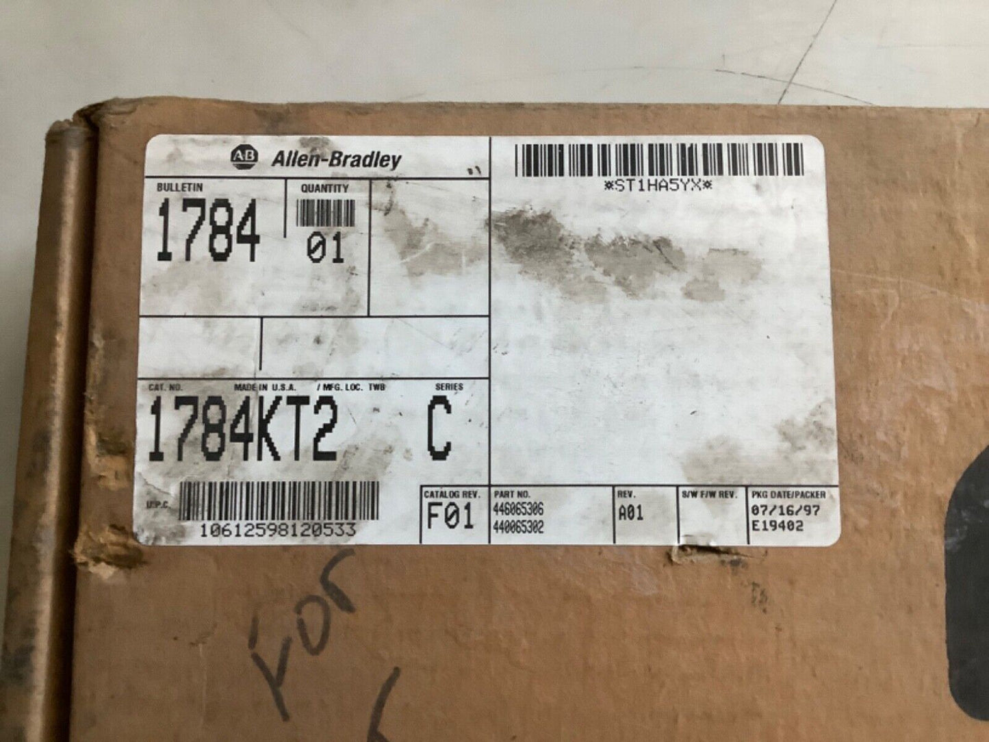 ALLEN BRADLEY 1784KT2 COMMUNICATION INTERFACE MODULE 444