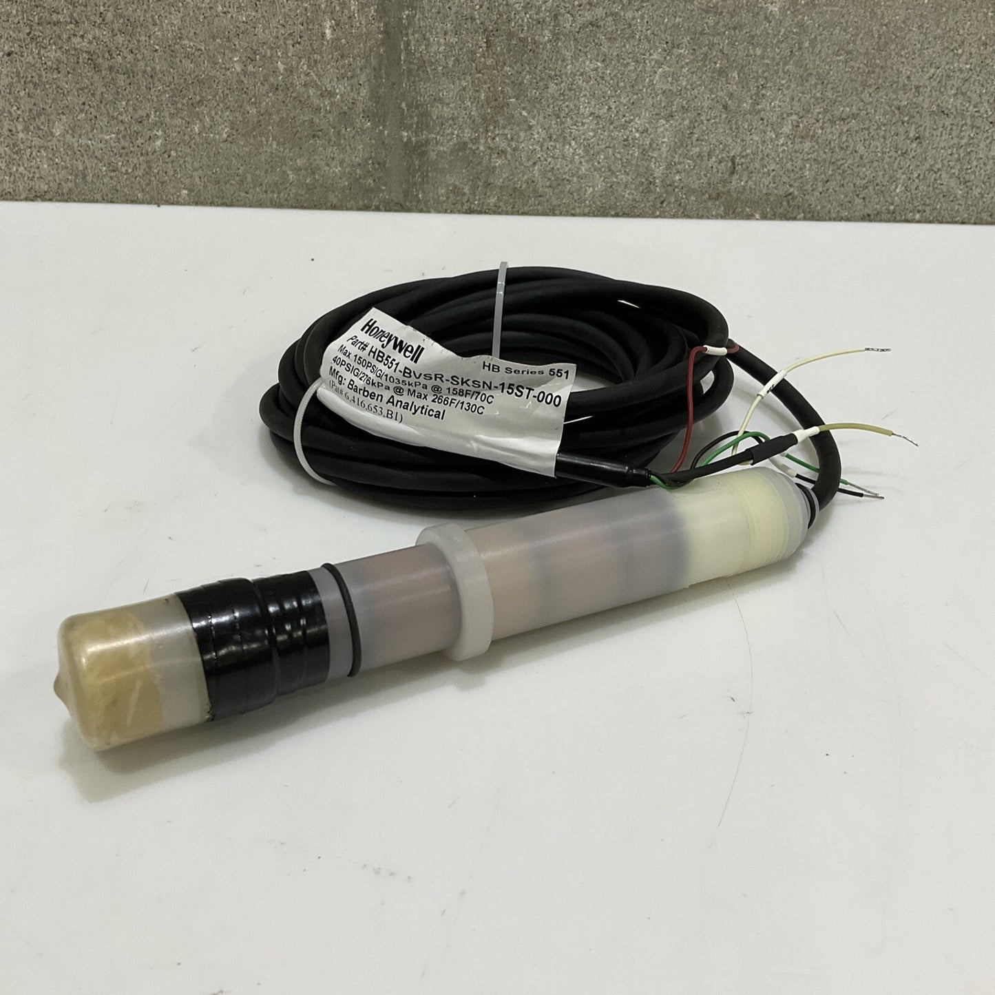 HONEYWELL HB551-BVSR-SKSN-15ST-000 SENSOR 555