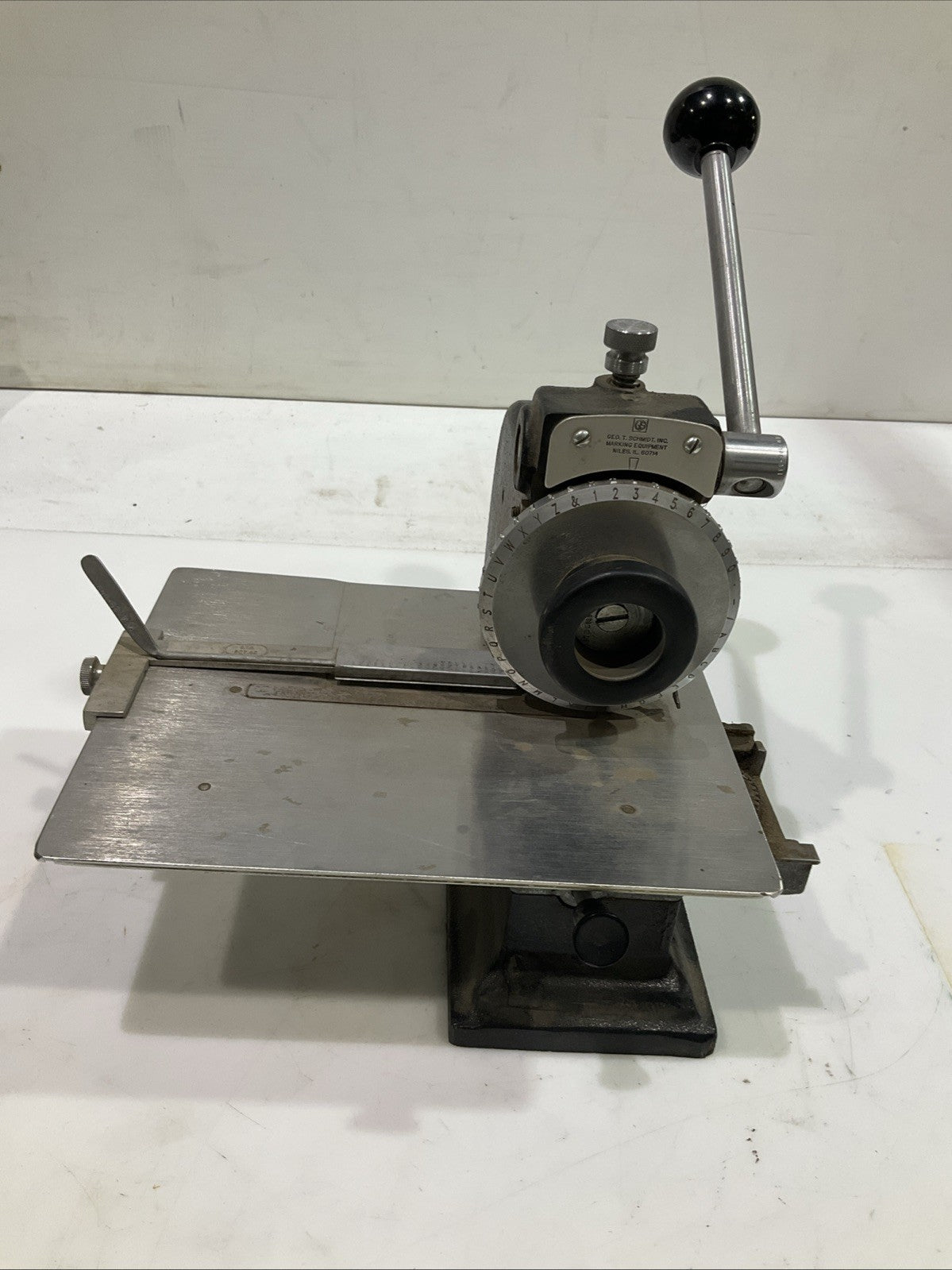 GTS-SCHMIDT  4149-B-D25  46476  4/97  MARKING  MACHINERY  NAMEPLATE  MODEL 4 T2M