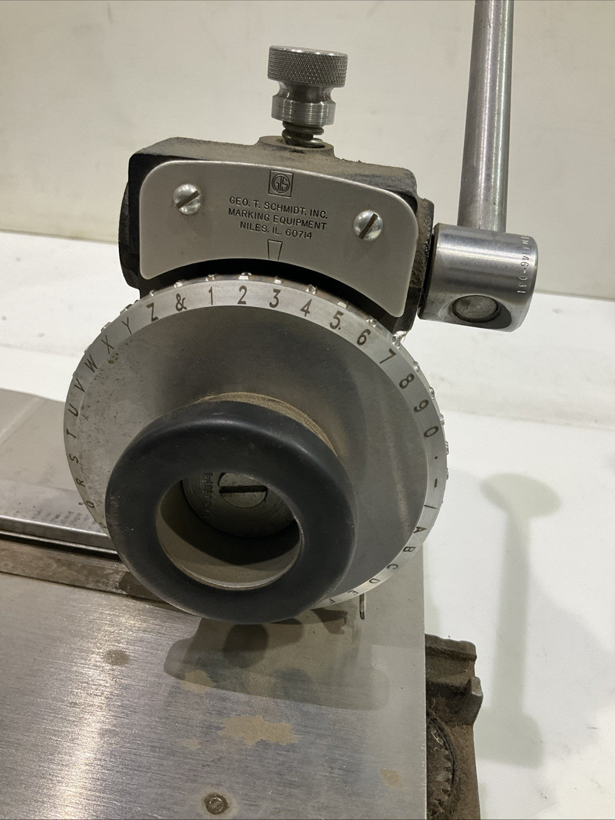 GTS-SCHMIDT  4149-B-D25  46476  4/97  MARKING  MACHINERY  NAMEPLATE  MODEL 4 T2M