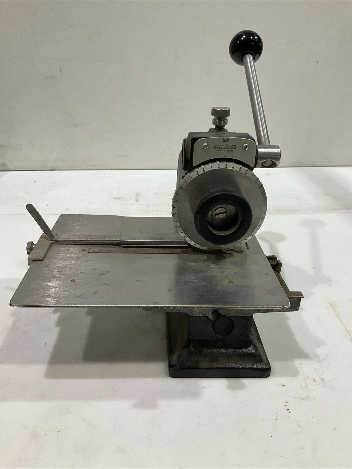 GTS-SCHMIDT  4149-B-D25  46476  4/97  MARKING  MACHINERY  NAMEPLATE  MODEL 4 T2M