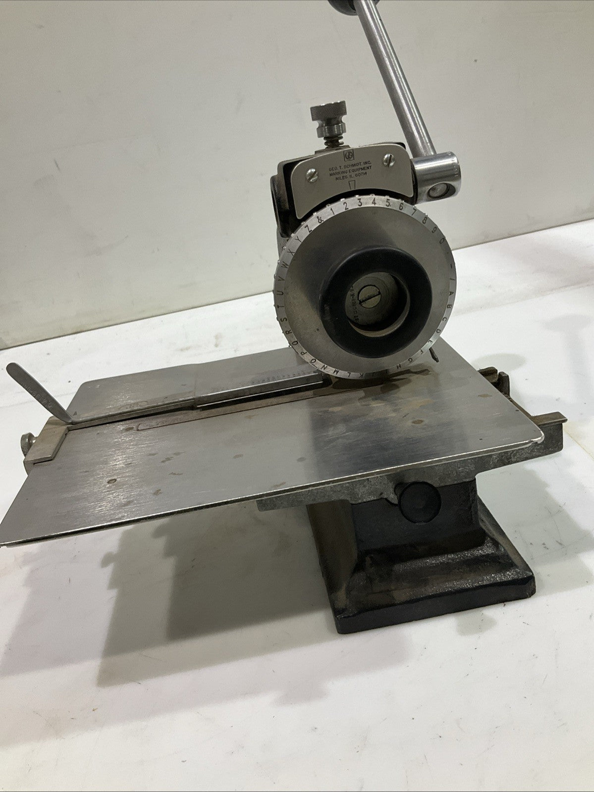 GTS-SCHMIDT  4149-B-D25  46476  4/97  MARKING  MACHINERY  NAMEPLATE  MODEL 4 T2M