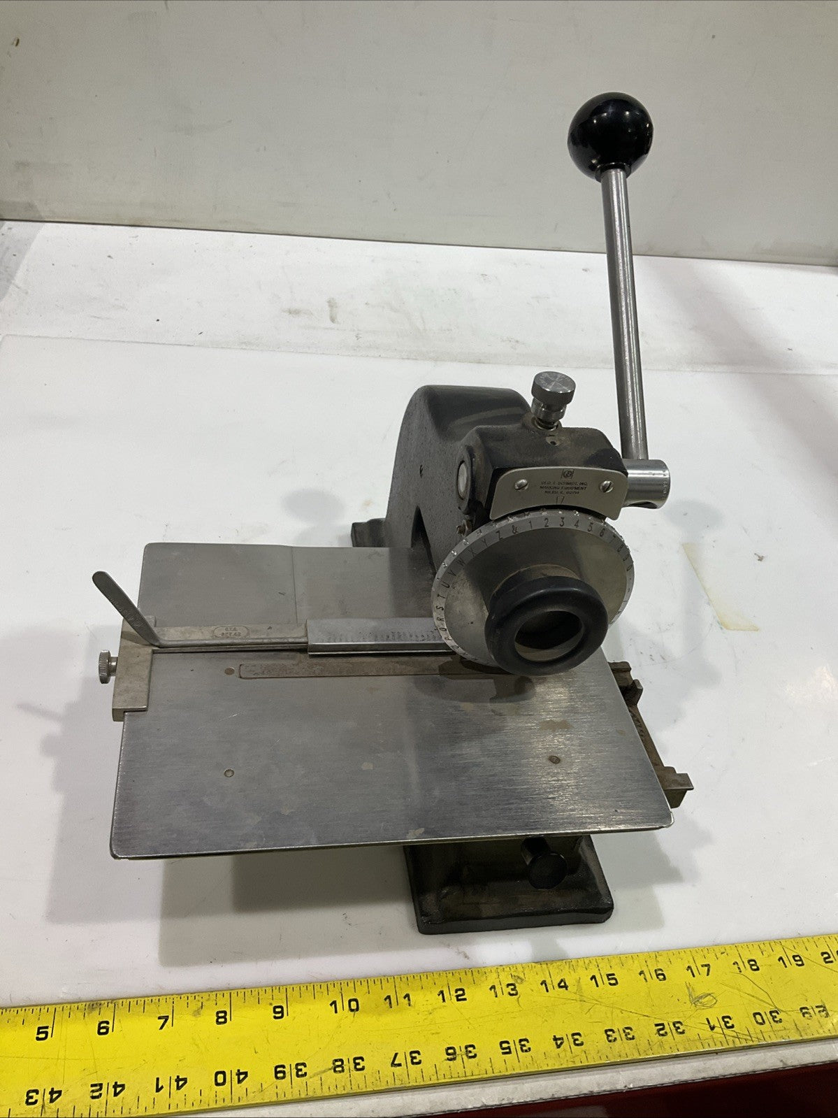 GTS-SCHMIDT  4149-B-D25  46476  4/97  MARKING  MACHINERY  NAMEPLATE  MODEL 4 T2M