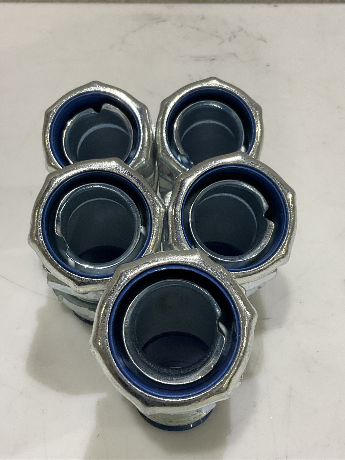 THOMAS & BETTS 5344 LIQUIDTIGHT FLEXIBLE METAL CONDUIT CONNECTOR 45 LOT OF 5 373
