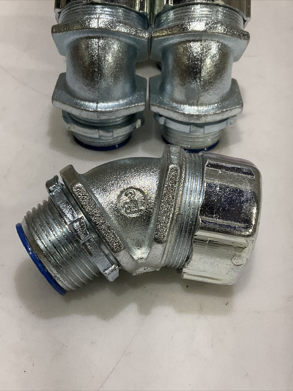 THOMAS & BETTS 5344 LIQUIDTIGHT FLEXIBLE METAL CONDUIT CONNECTOR 45 LOT OF 5 373