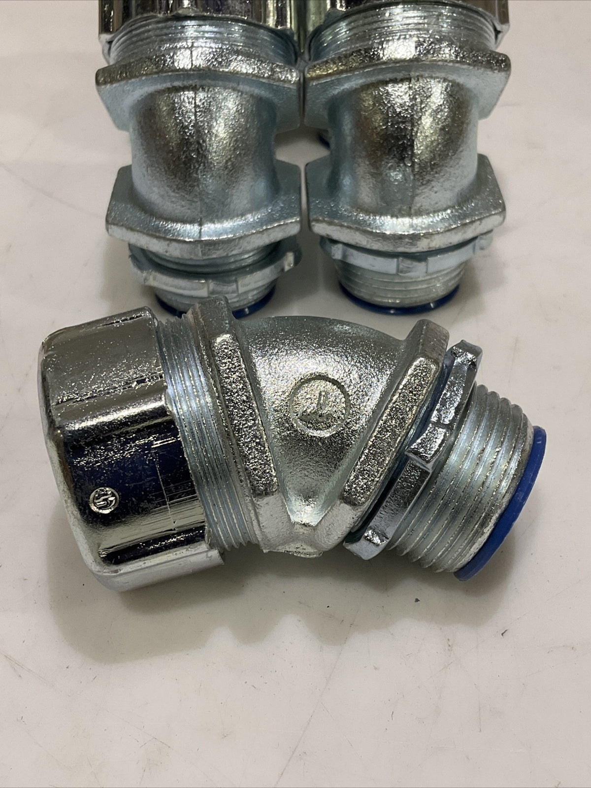 THOMAS & BETTS 5344 LIQUIDTIGHT FLEXIBLE METAL CONDUIT CONNECTOR 45 LOT OF 5 373