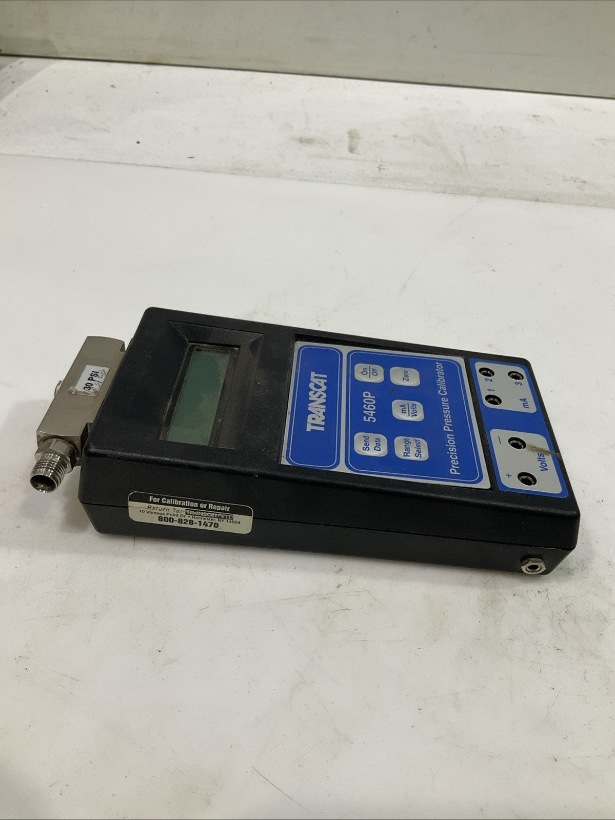 TRANSCAT   5460P  PRECISION PRESSURE CALIBRATOR T2M