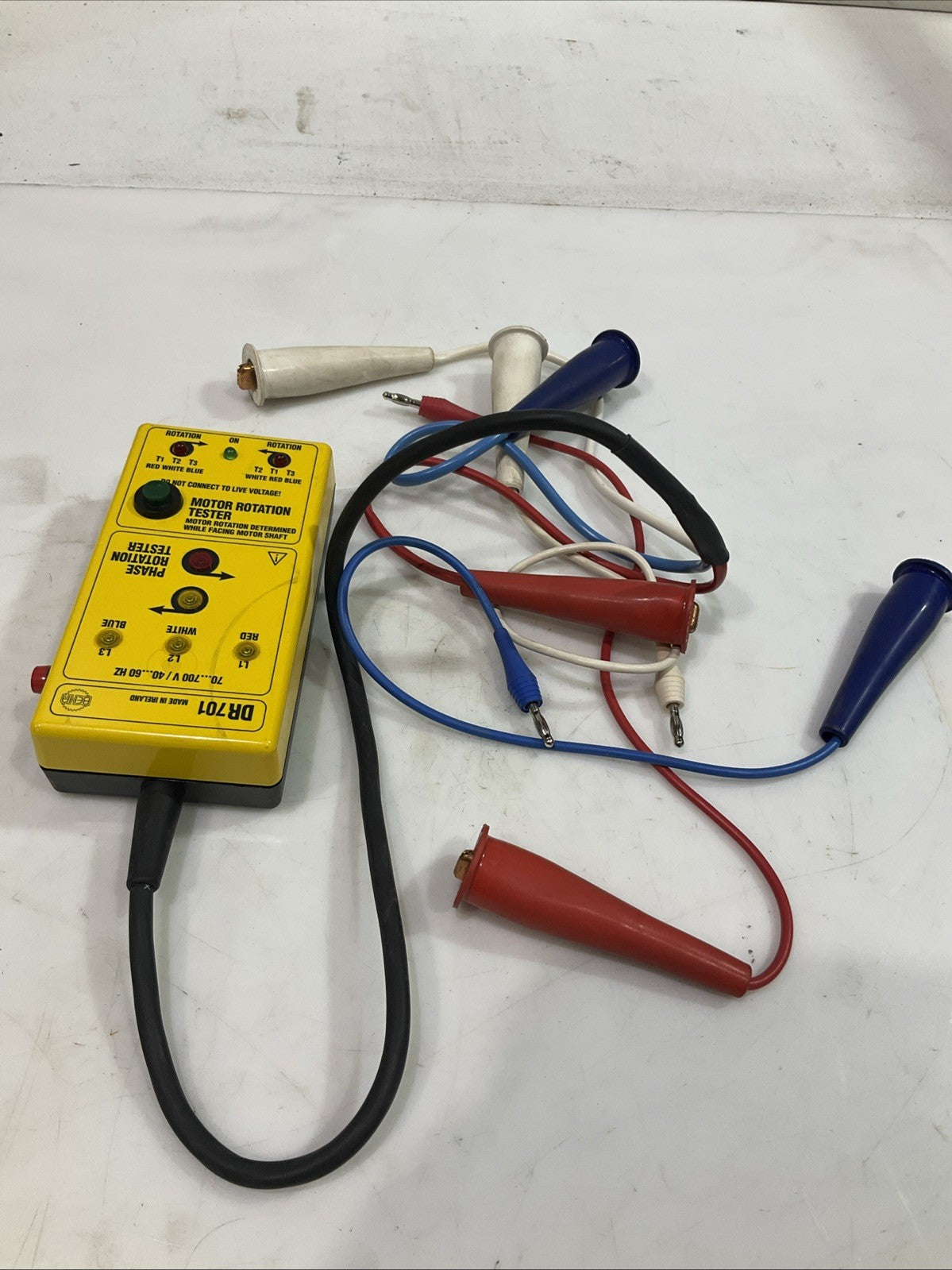 GREENLEE   DR701  PHASE  ROTATION  TESTER  AND SEQUENCE  INDICATOR  T2M
