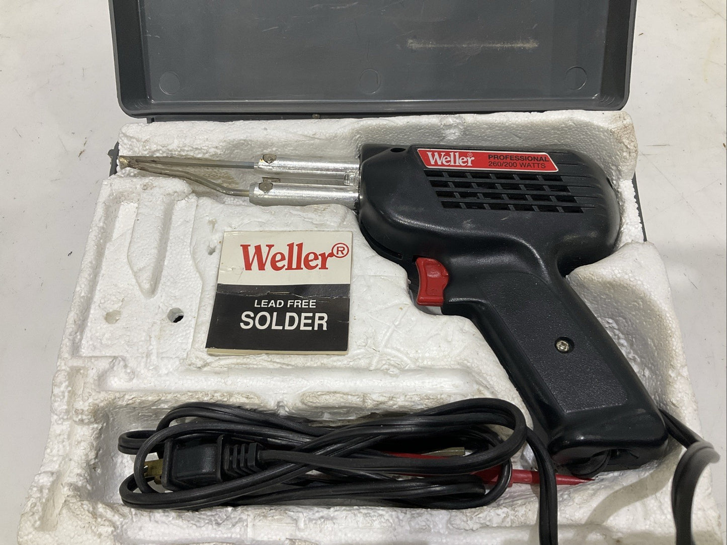 WELLER D550 MULTI-PURPOSE SOLDERING GUN 120V 60HZ 2.5A VINTAGE T2M