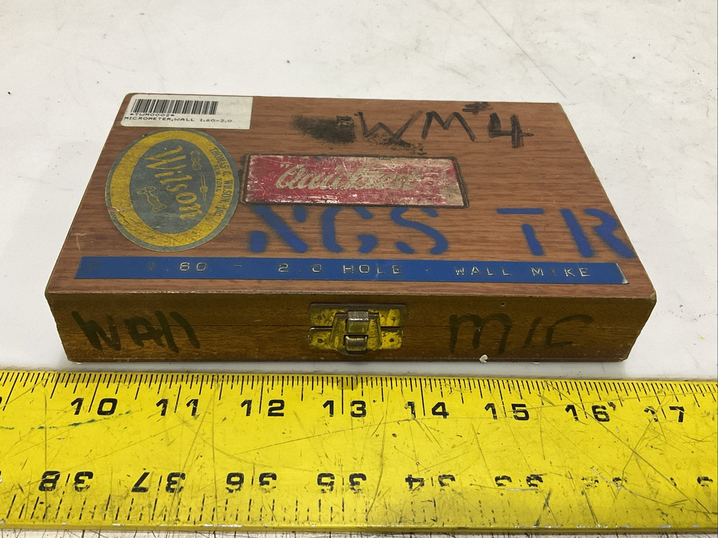 WILSON QUICKTEST TWM0002 WALL MICROMETER 1.60-2.0 T2M