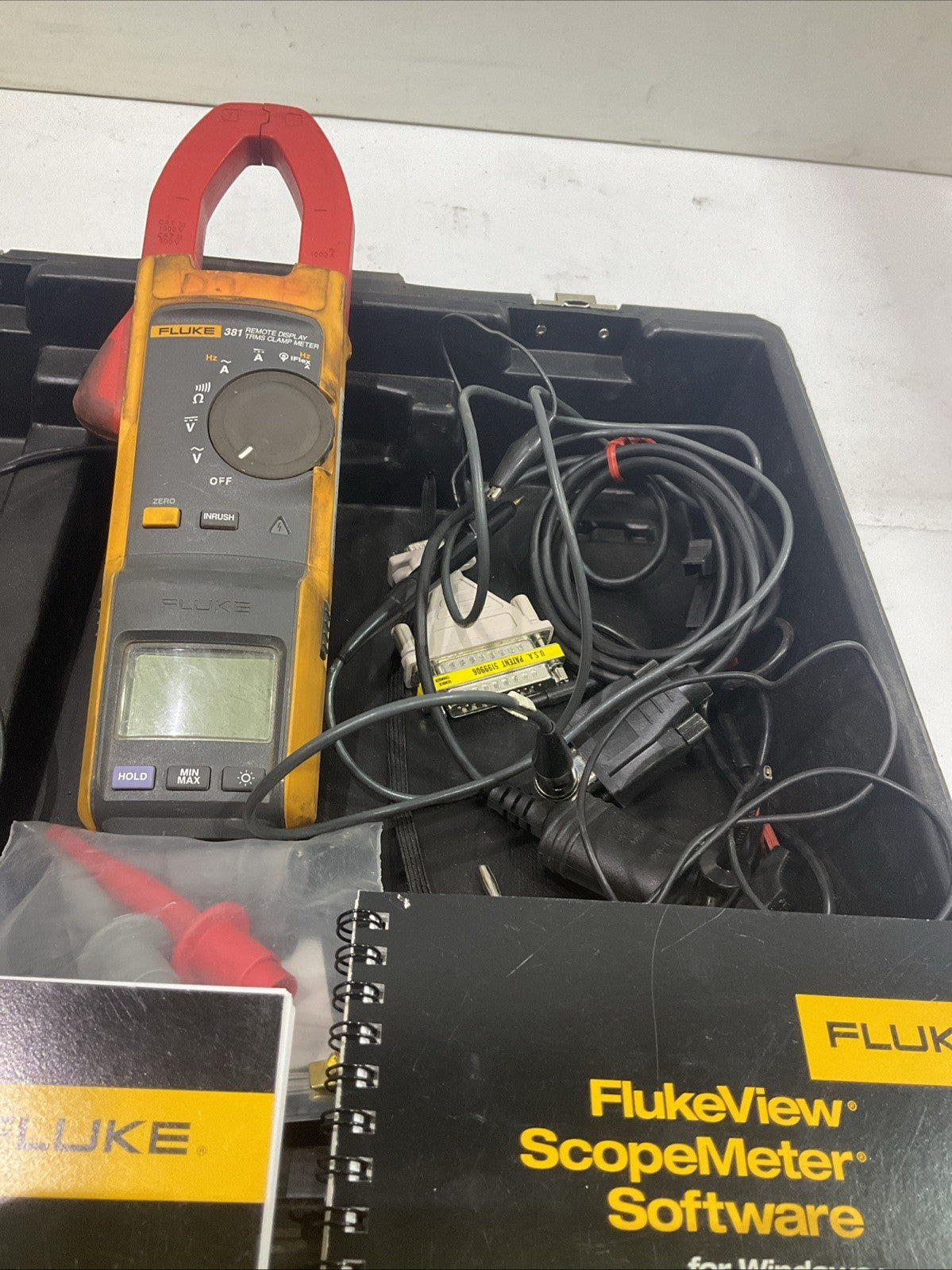 FLUKE  381  REMOTE  DISPLAY  TERMS CLAMP  METER  KIT  T2M
