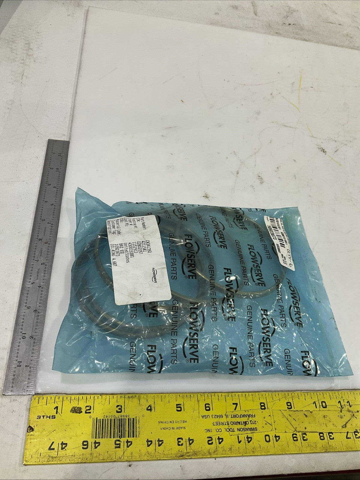 FLOWSERVE CN3A1392 OIL RING BRZ 932 4.687IN ID - QTY 10  678