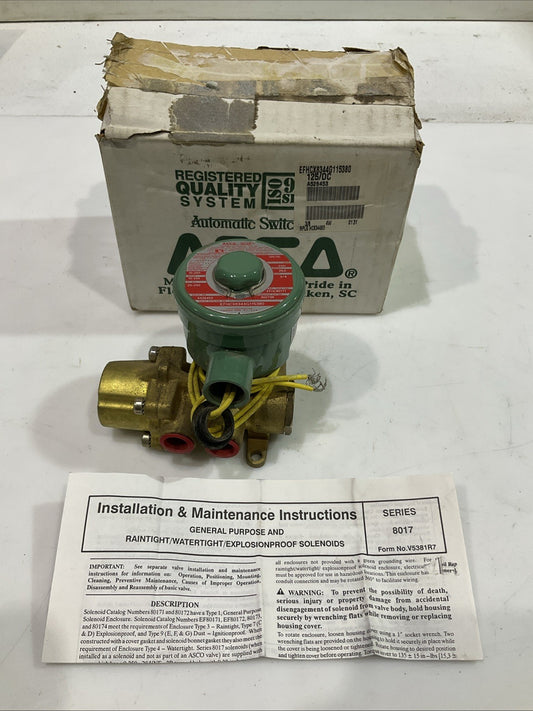 ASCO-RED HAT    EFHCX8344G115380  SOLENOID VALVE   T2M