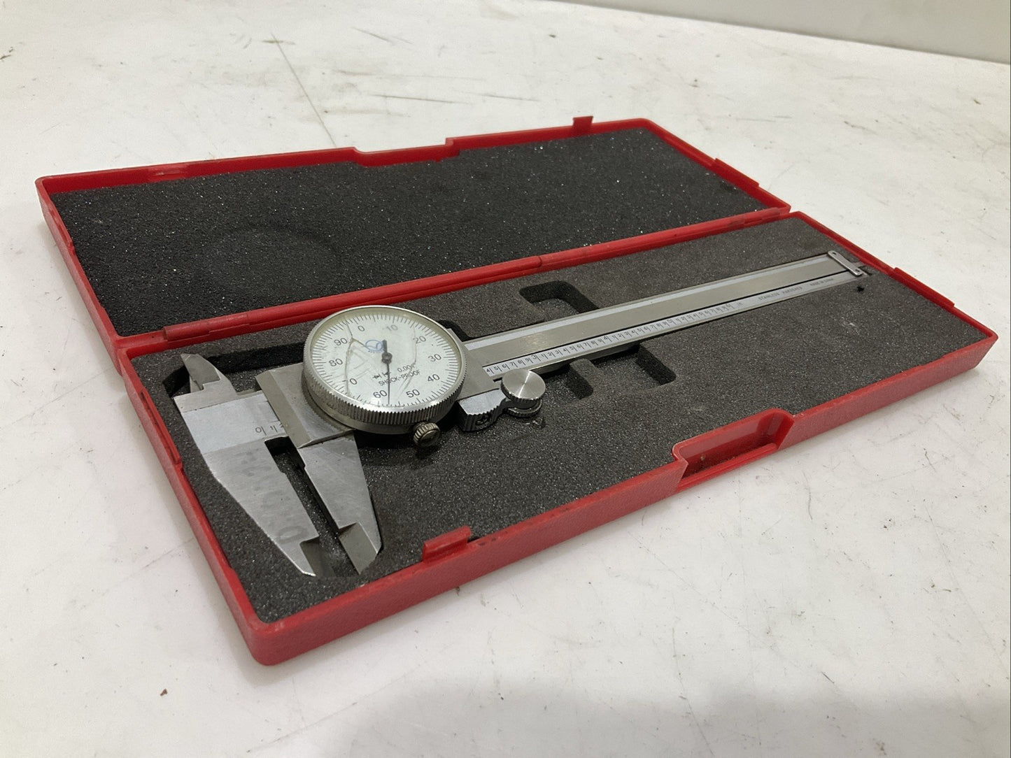 AEROSPACE SHOCKPROOF SLIDE DIAL CALIPER 6 -.001 MACHINIST PRECISION TOOL T2M