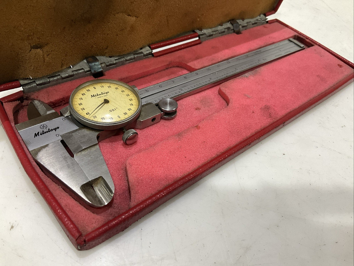 MITUTOYO TDA0012 SLIDE DIAL CALIPER 6 -.001 MACHINIST PRECISION TOOL T2M