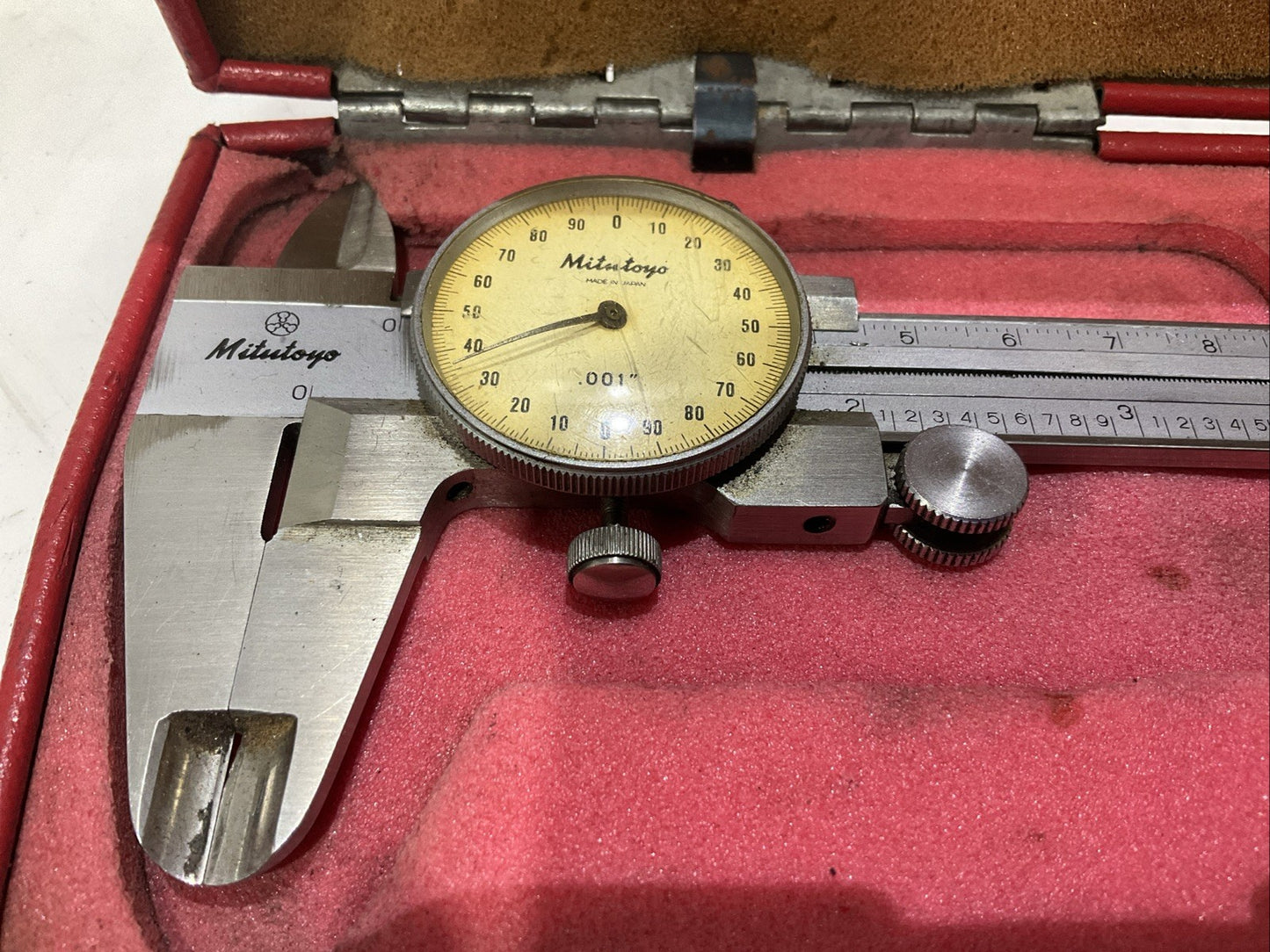 MITUTOYO TDA0012 SLIDE DIAL CALIPER 6 -.001 MACHINIST PRECISION TOOL T2M