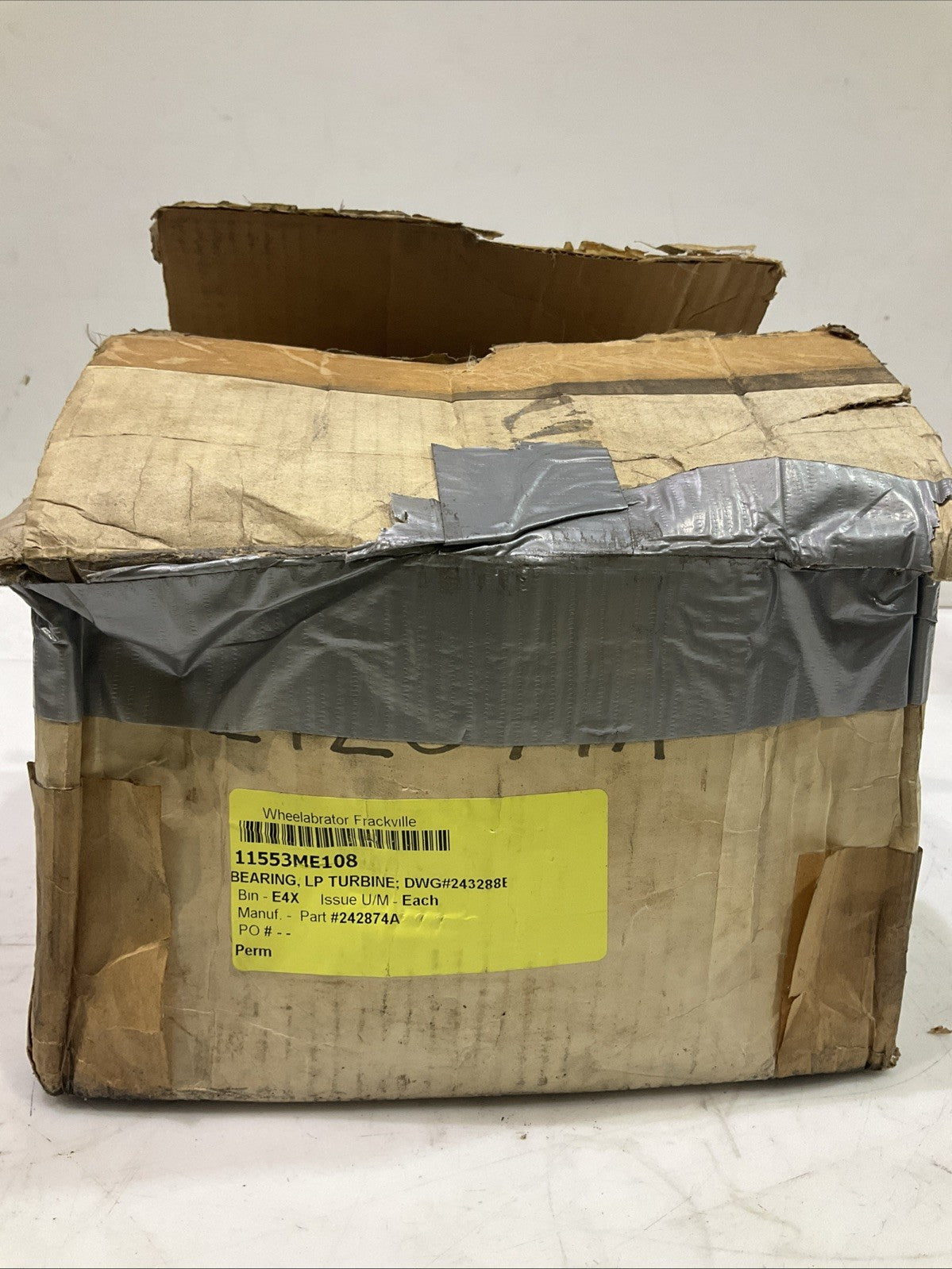LP  242874-A  -  243288E  STREAM  AIR SYSTEM  TURBINE  BEARING  T2M